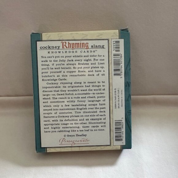 Cockney Rhyming Slang Knowledge Card Deck - Picture 2 of 6